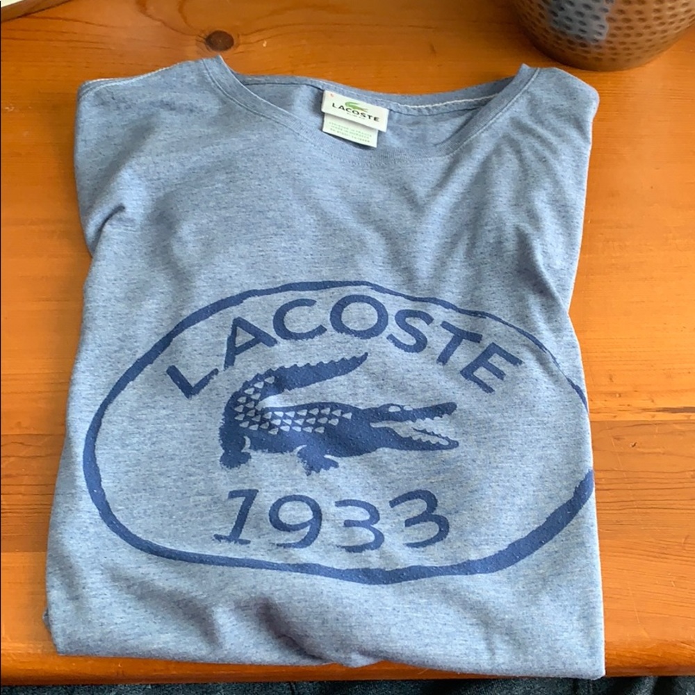 Lacoste Tee Shirt! Ships Fast!!